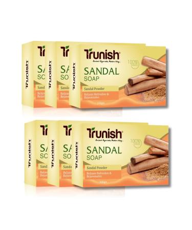 SS Natural Sandalwood Luxury Bathing Soap | Sandal Bathing Soap with Nourishing & Anti-Aging Properties| For Soft & Smooth and Younger Skin| For All Skin Types (6)