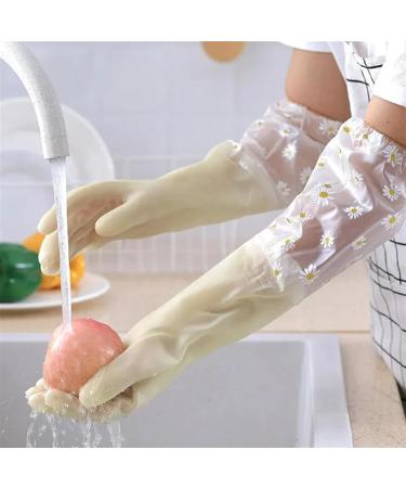 Cleaning Gloves Waterproof Household Cleaning Gloves Kitchen Cleaning Dishwashing Laundry Gloves Dishwashing Gloves Pink - Buy Online on GoSupps.com