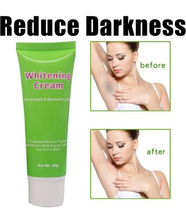 Whitening Cream For Underarm Smoothing Underarm Cream Skin Lightening Cream for Dark Skin Reduce Odor & Darkness Lightening Cream For Dark Armpit Treatment Arm & Knee & Dark Joint-Bikini Area - Buy Online on GoSupps.com