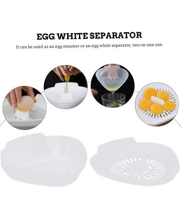 Zerodeko 1pc Microwave Egg Steamer Kitchen Egg Yolk Catcher Crab Sunglasses Steamed Egg Molds Large Egg White - Buy Online on GoSupps.com
