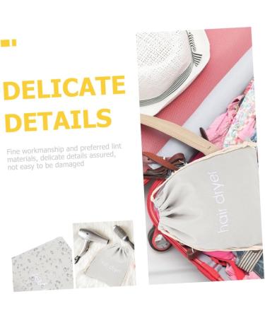 NOLITOY 8 Pcs Hair Dryer Storage Bag Travel Carry on Bag Bathroom Shower Bags Hair Dryer Drawstring Bags - Buy Online on GoSupps.com