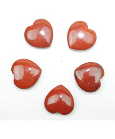 Steinfixx Gem Stone Herz - Red Jaspis Healing Crystal | Chakra Stone | Perfect Gift for Loved Ones | International Shipping Available - Buy Online on GoSupps.com