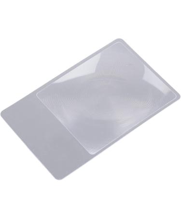 AJOIDR Thin Fres-nel Lens Pocket Size Magnifier Lenses Credit Card Magnifier for Reading or Fire Starter 3X Seniors Present - Buy Online on GoSupps.com