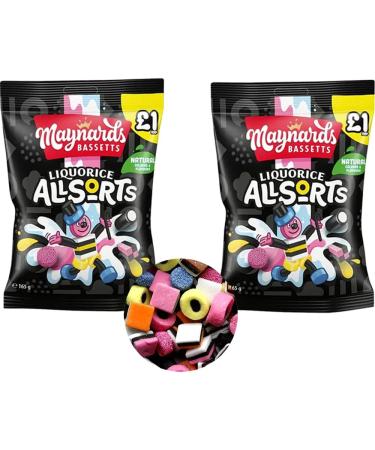 Liquorice Sweets Bag 165g - Pack of 2 - Wonderful mix of sweets - Buy Online on GoSupps.com