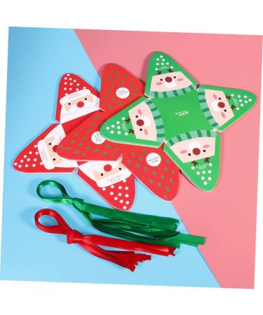 Healeved 30pcs Box Christmas Christmas Cookie Bags Christmas Boxes Candy Box Chocolate South Korea Size 1 Red - Buy Online on GoSupps.com