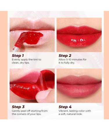  Beauty Glazed Beauty Glazed 6-Piece Peel-Off Lipstick Set - Lip Pencil - Long-Lasting Lip Stain - Natural Makeup - Buy Online on GoSupps.com