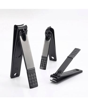 SVAASA Nail Clippers Nail Art Tools Nail Clipper Stainless Steel Electrophoresis Black Nail Clipper Single Function Nail Clipper (Color : Straight) - Buy Online on GoSupps.com