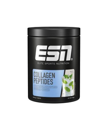 ESN Collagen Peptides Natural 300 g promotes joint stability and skin elasticity supports tendon and band health tested quality - made in Germany single natural portions (1 Pack)