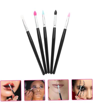 25 Pieces Silicone Eyeshadow Makeup Lipstick Lip Applicator Eyeshadow Applicator Sponge Makeup for Women Lipstick Applicator Forming Lip Brush - Buy Online on GoSupps.com