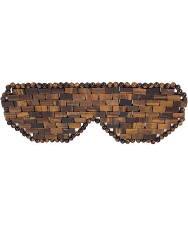 Natural Jadestein Eye Cushion - Anti-Wrinkle Sleep Aid & Fatigue Relief - 100% Natural Yellow Tiger Eye Stone for Face Contouring & Better Absorption - Buy Online on GoSupps.com