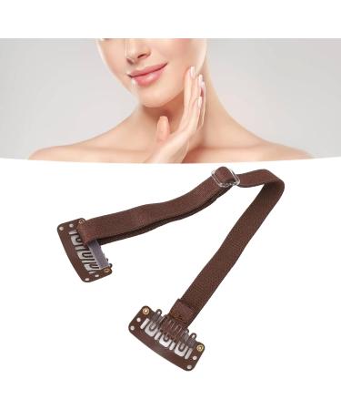 4Pcs Adjustable Elastic Facelift Bands for Instant Face Lift - Brown - Buy Online on GoSupps.com