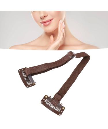 4PCS Face Lifting Band with Hairclip | Elastic Facial Lift Belt & Eye Wrinkle Removal Kit - Brown - Buy Online on GoSupps.com