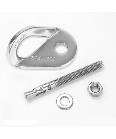 JATCSG 10 Pack Stainless Steel Climbing Anchor Hanger Bolt M10 - 25kN Fracture Load - for Outdoor Climbing & Mountaineering - Buy Online on GoSupps.com