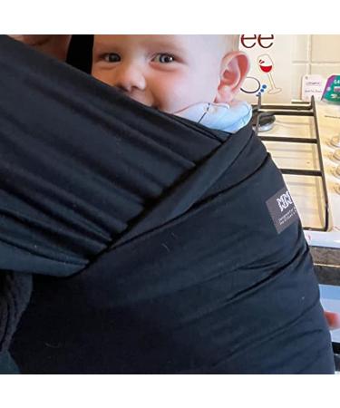 Bebamour Newborn All in 1 Stretchy Baby Carrier Sling - 0-16KG Cotton Wrap - Black - Buy Online on GoSupps.com