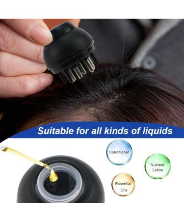 Shop Anevios 2-in-1 Scalp Massage Brush & Hair Applicator Bottle | Essential Oil Serum & Hair Treatment Tool - Buy Online on GoSupps.com