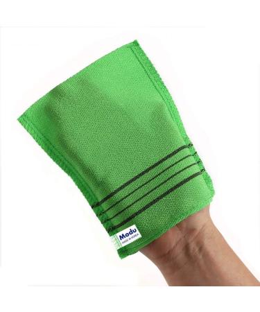 Modu 6 PCS Korean Exfoliating Bath Washcloth 5.3 x 5.9 in - Asian Italy Towel 6 Count (Pack of 1)