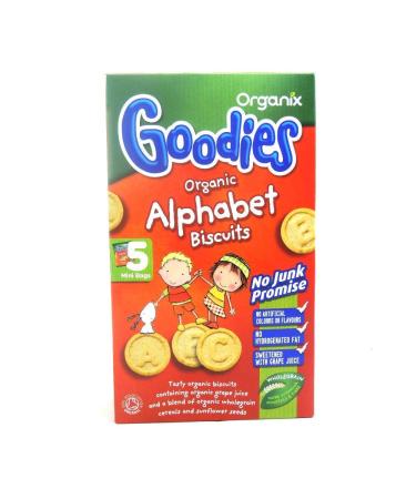 Organix Goodies Organic Alphabet Biscuits 5 x 25g