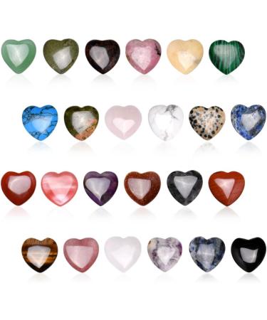 OSDUE 24-Piece Colorful Crystal Stones Set - Healing Gemstones for Children & Lovers Perfect for Meditation Chakra Balancing & Energy Healing - Buy Online on GoSupps.com