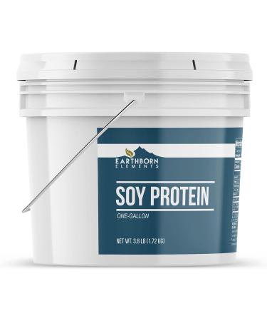 Earthborn Elements Soy Protein Powder 1 Gallon Bucket Always Pure Smoothies & Shakes (60.8 Ounces) 3.8 Pound (Pack of 1) - Buy Online on GoSupps.com