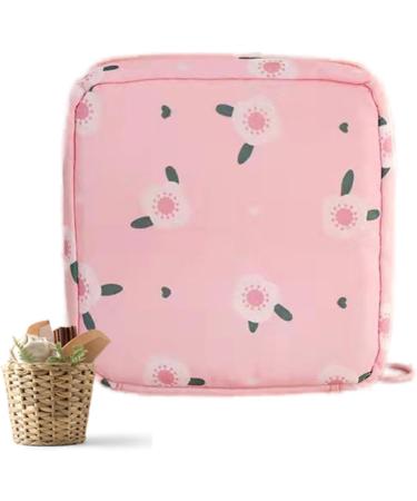 Women s Waterproof Taps Storage Bags | Portable Menstrual Pad & Tampons Organizer | Stylish Period Bags with Zipper Rose - Buy Online on GoSupps.com