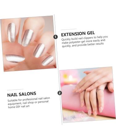 DOITOOL 3 Sets Manicure Extension Set Nail Extension Tips Nail Extension Forms Nail Forms Nails Kits Professional Nail Silk Nail Pen Salon Nail Art Tool Polish Kit Lengthen Extend Abs - Buy Online on GoSupps.com