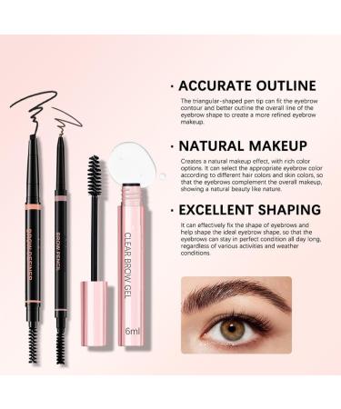  SONGVISON LUXURY BROW KIT - Complete kit for natural to well-defined eyebrows with definer for precise shape pen for seamless filling and clear gel for full hold - Buy Online on GoSupps.com