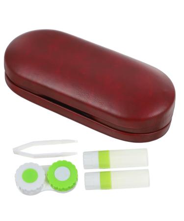 Solustre 1 set of sports glasses case scratch -resistant sunglasses case travel accessories Several glasses case owners of household contacts short -sighted brain glasses contact lenses travel
