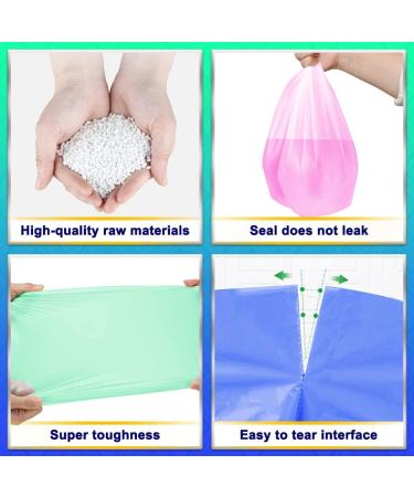 1.5gal Small Trash Bags AOSULI 200 Counts Garbage Bags Colourful Bin Liners for Home Office Lawn Bathroom Toilet Wastebasket (Fits 0.8 1.5 1.2 Gal Gallon Bins) 200 count (Pack of 1) - Buy Online on GoSupps.com