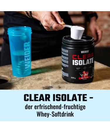 Weider Clear Whey Isolate - Fruity Blue Raspberry Protein Powder Sugar-Free High Protein Content 500g | Premium Quality Refreshing Shakes - Buy Online on GoSupps.com