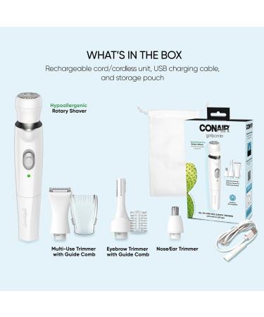 Conair GIRLBOMB GBLT86C All-in-One Face and Body Trimmer and Shaver - Buy Online on GoSupps.com