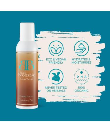 Beau Bronzage - Self Tanning Mist Medium Shade - Lightweight Tanning Aersol - Hydrates Moisturises and Helps Reduce Dryness - Vegan Friendly Never Tested on Animals - 200ml - Buy Online on GoSupps.com
