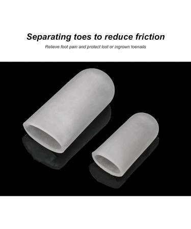 Toes Protective Guards Different Size Reduce Friction Silicone Toe Protector Relieve Pain for Sports Activities for Women - Buy Online on GoSupps.com