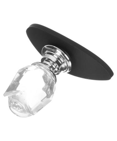 NUOBESTY Tampon pour Fard Paupi res en Silicone Taille Standard Outil de Maquillage Yeux Femmes Voyage et Usage Quotidien Crystal Rose