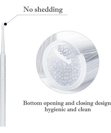 G2PLUS 400PCS Micro Applicators Brushes for Eyelash Extensions - Transparent Disposable Swabs for Crafting - Buy Online on GoSupps.com