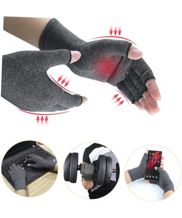 Buy Healvian Half-Finger Gloves for Men & Women - Thumb Protection Physiotherapy Support | International Shipping - Buy Online on GoSupps.com