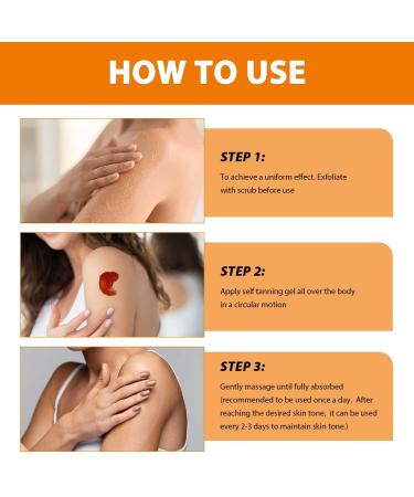 Luxury Intensive Tanning Gel Natural Tanning Accelerator Cream Gel For Sunbeds & Outdoor Sun(2PCS) - Buy Online on GoSupps.com