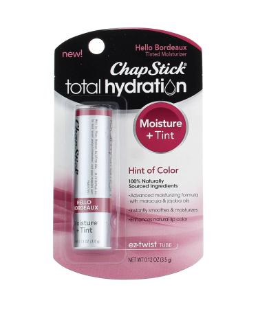 ChapStick Total Hydration Hello Bordeaux Raspberry Lip Balm 0.12 oz - Pack of 2 - Buy Online on GoSupps.com
