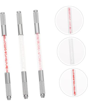 Mikinona 3pcs Fruit Embroidery Pen Pen Makeup Tool Eyebrow Microblading Kit Metal Pen Plastic - Buy Online on GoSupps.com
