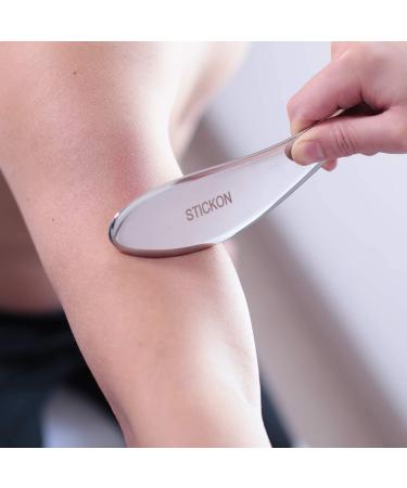 STICKON Stainless Steel Gua Sha Scraping Massage Tool - Soft Tissue Mobilization Tool - Buy Online on GoSupps.com