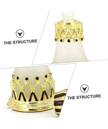 Ipetboom Essential Oil Bottle Empty Perfume Container Vintage Decor Retro Decor Crystals Decor Travel Perfume Antique Perfume Bottle Sample Containers Arabian Perfumes Glass Bottled - Buy Online on GoSupps.com