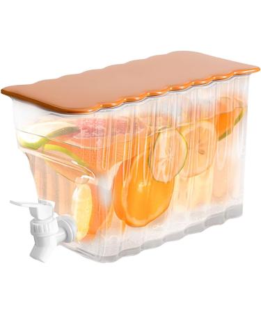 Cold Kettle with Faucet - Drink Containers for Fridge - Cold Kettle with Faucet in Refrigerator Leak-Proof Water Container for Iced Tea Juice Cola Lemonade 3. White - Buy Online on GoSupps.com