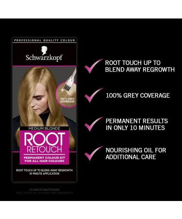 Schwarzkopf Root Retouch Set - 3-Piece Permanent Color for Easy Gray Coverage (Beige Blonde) - International Shipping Available - Buy Online on GoSupps.com