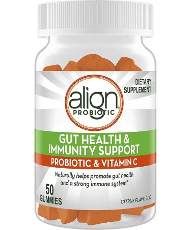 Align Probiotic Gut Health & Immunity Support - Probiotic  & Vitamins - 50 Gummies