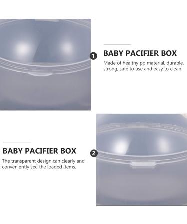 Exceart 10-Pack Pacifier Storage Box | Baby Pacifier Case Holder for Dust Protection & Organized Storage - Buy Online on GoSupps.com