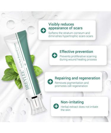MIESCHER Acne Scar Removal Cream - Moisturizing Repair Gel for Face Pimples, Stretch Marks & Burn Scars - Acne Removal Treatment for Damaged Skin - Buy Online on GoSupps.com