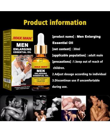 Huile d'agrandissement du p nis paississement du p nis croissance largissement du p nis am lioration de l' rection et retardement de l' jaculation. (Gelb 3PC) - Buy Online on GoSupps.com