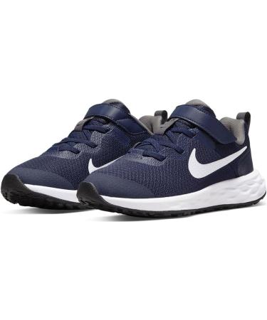 Nike Girls' Revolution 5 Fable Sneakers - Midnight Navy White Flat Pewter | International Shipping Available - Buy Online on GoSupps.com