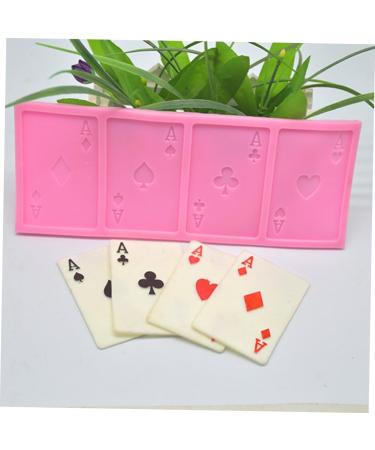 PRETYZOOM De Silicona para Gelatinas Silicone Mold Poker Baking Mold Playing Cards Cake Mold Modeling - Buy Online on GoSupps.com