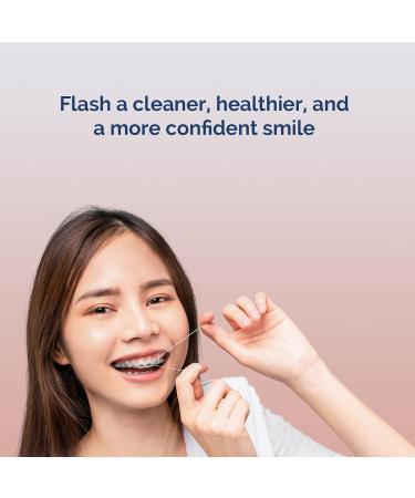 Dental Floss for Bridges and Dental Implants for Optimal Oral Hygiene - Floss Threaders for Bridges and Implants with Extra-Thick Proxy Brush - Bridge and Implant Cleaners (2 Packs) by ProxySoft - Buy Online on GoSupps.com