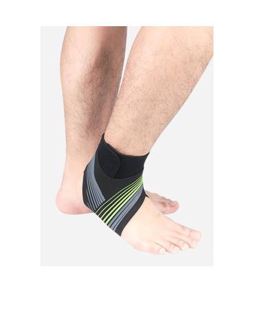 Ankle Compression Support for Basketball Running Volleyball Heel Pain Sprain Man & Woman Comfortable Ankle Brace with Adjustable Bandage(Single) (Color : Green Size : XL) Xl Green